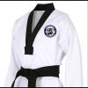 Regular black V-neck uniform (Black Belt) Photo 1